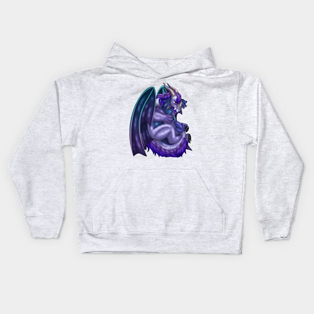 Ice Cavern: Asher Kids Hoodie by spyroid101